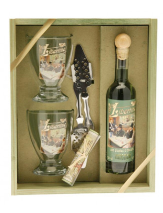 ABSINTHE LIBERTINE INTENSE 1X20CL+2V+2 CUILLERES 20CL 72%