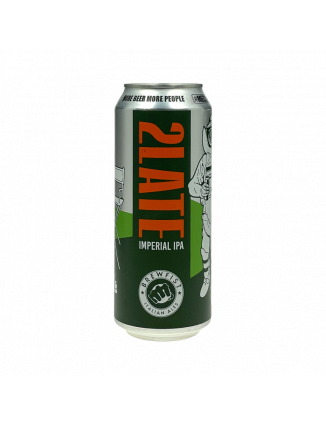 BREWFIST 2LATE IMPERIAL IPA 33CL 9.5%