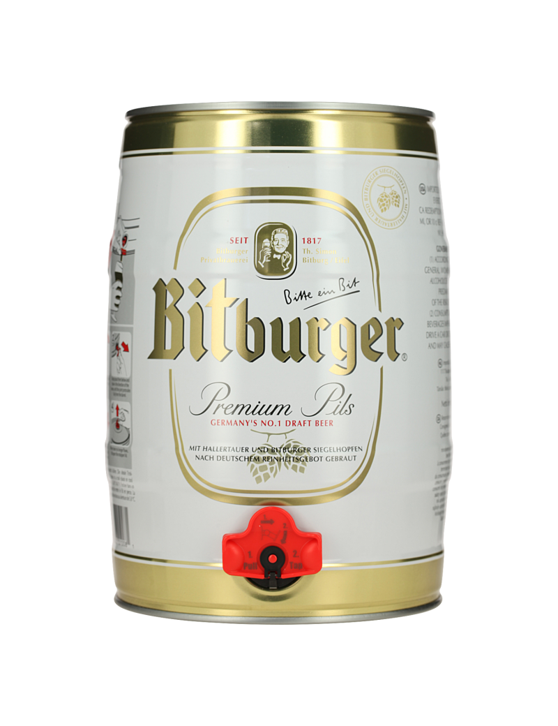 Mini-fût Bitburger 5 l