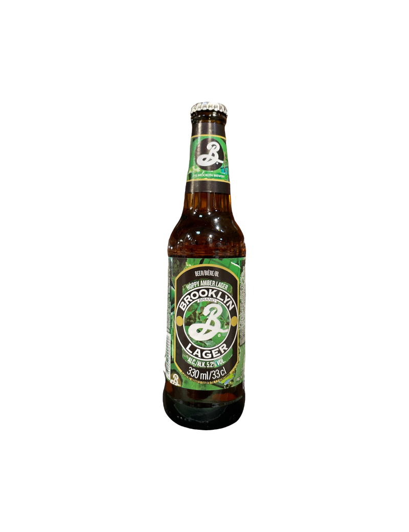 BROOKLYN LAGER 33CL 5.2 Boutique de Lyon Mille et une bières