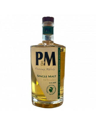 WHISKY P&M SINGLE MALT TOURBE 70CL 42%