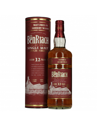 WHISKY BENRIACH 12 ANS SHERRY OF 70CL 46